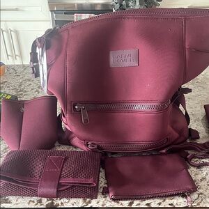 Dagne Dover Diaper Bag - Maroon Collection